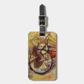 Abstracte cirkels Kandinsky Bagagelabel (Voorkant verticaal)