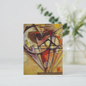 Abstracte cirkels Kandinsky Briefkaart (Staand voorkant)