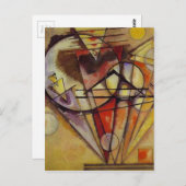 Abstracte cirkels Kandinsky Briefkaart (Voorkant / Achterkant)