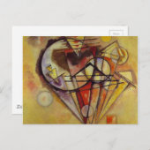 Abstracte cirkels Kandinsky Briefkaart (Voorkant / Achterkant)