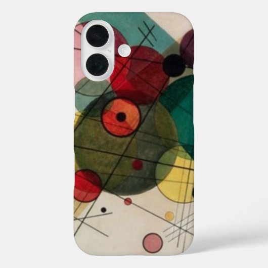 Abstracte cirkels Kandinsky Case-Mate iPhone Case (Achterkant)