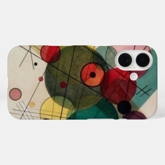 Abstracte cirkels Kandinsky Case-Mate iPhone Case (Achterkant (horizontaal))