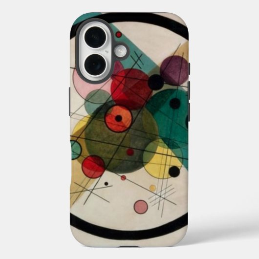 Abstracte cirkels Kandinsky Case-Mate iPhone Case (Achterkant)