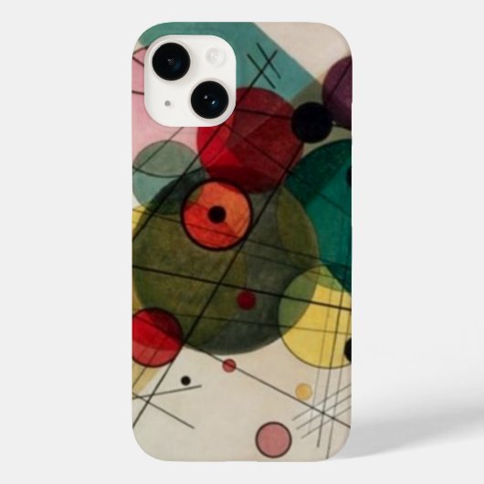 Abstracte cirkels Kandinsky Case-Mate iPhone Case (Achterkant)