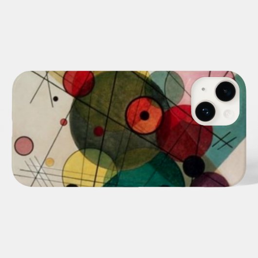 Abstracte cirkels Kandinsky Case-Mate iPhone Case (Achterkant (horizontaal))