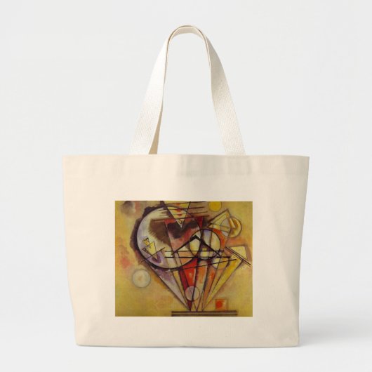 Abstracte cirkels Kandinsky Grote Tote Bag (Voorkant)