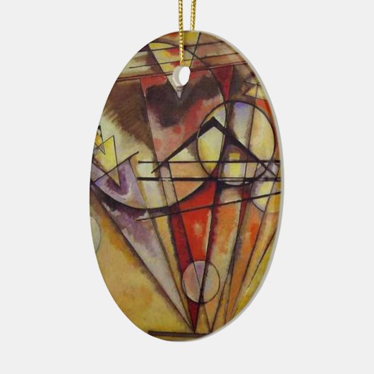 Abstracte cirkels Kandinsky Keramisch Ornament (Links)