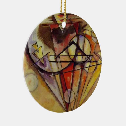 Abstracte cirkels Kandinsky Keramisch Ornament (Rechts)