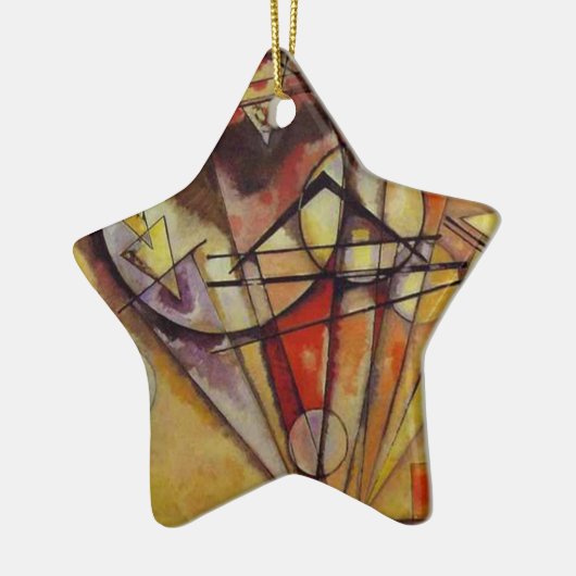 Abstracte cirkels Kandinsky Keramisch Ornament (Links)