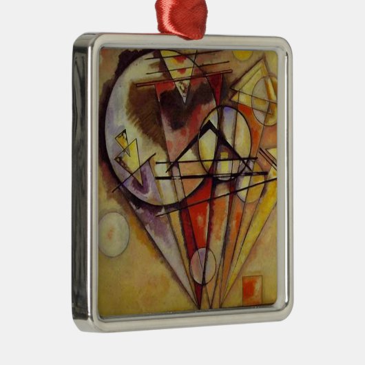 Abstracte cirkels Kandinsky Metalen Ornament (Rechts)