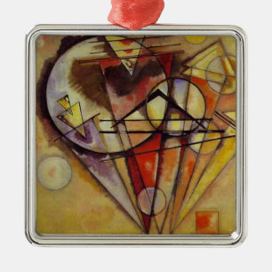 Abstracte cirkels Kandinsky Metalen Ornament