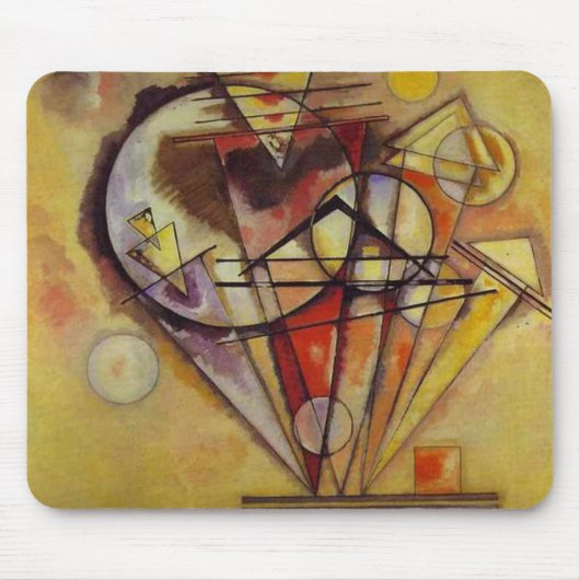 Abstracte cirkels Kandinsky Muismat (Voorkant)