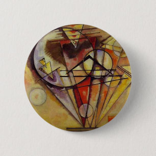 Abstracte cirkels Kandinsky Ronde Button 5,7 Cm