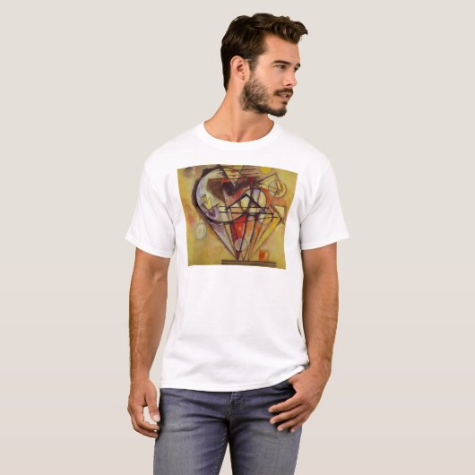 Abstracte cirkels Kandinsky T-shirt (Voorkant volledig)