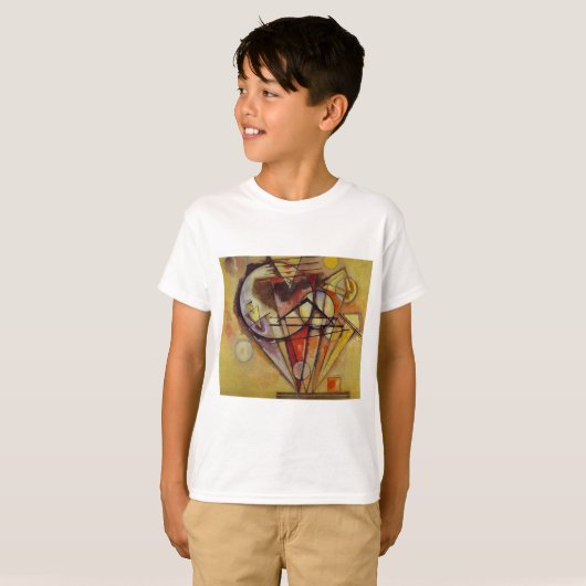Abstracte cirkels Kandinsky T-shirt (Voorkant volledig)