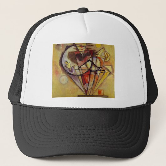 Abstracte cirkels Kandinsky Trucker Pet (Voorkant)