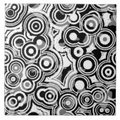 abstracte cirkels keramische tegel tegeltje (Voorkant)