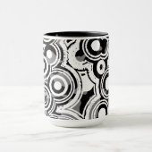 abstracte cirkels koffiemok mok (Midden)