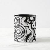 abstracte cirkels koffiemok mok (Midden)