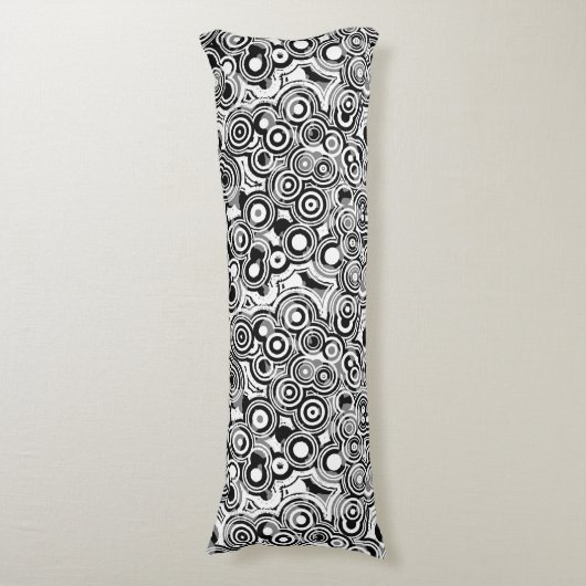 abstracte cirkels kussen (Voorkant Verticaal)