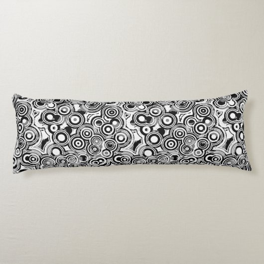 abstracte cirkels kussen (Achterkant)