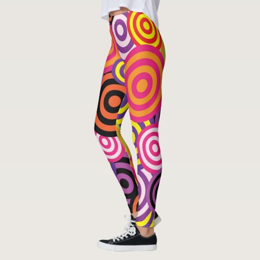 Abstracte cirkels leggings (Links)