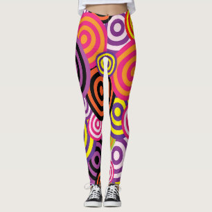 Abstracte cirkels leggings