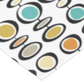 Abstracte cirkels medio eeuw modern tafelkleed (Gekanteld)
