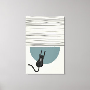 Abstracte cirkels met 3 canvas afdrukken