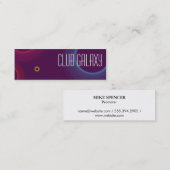 Abstracte cirkels mini visitekaartje (Voorkant / Achterkant)