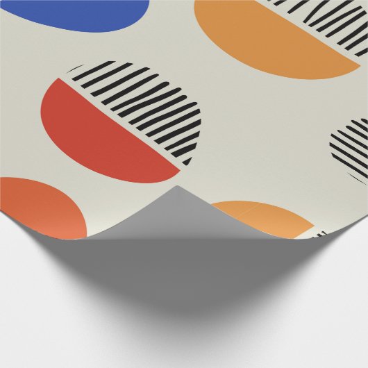 Abstracte cirkels naadloos patroon, achtergrond me cadeaupapier (Hoek)