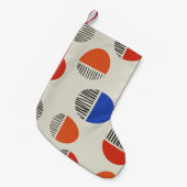 Abstracte cirkels naadloos patroon, achtergrond me kleine kerstsok (Voorkant (Hangend))