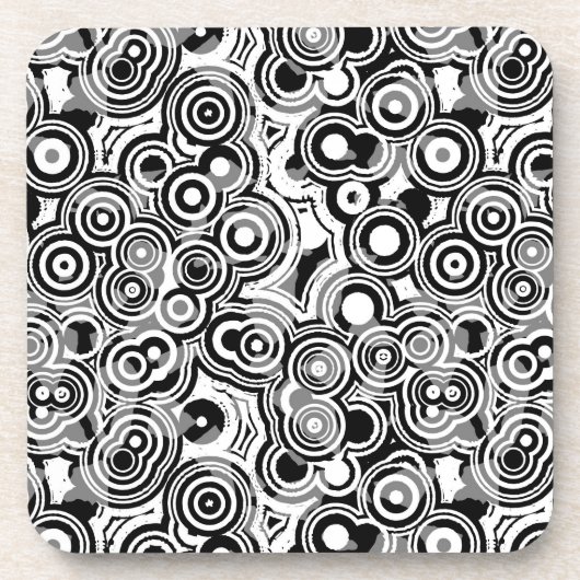 abstracte cirkels onderzetter instellen (Voorkant)