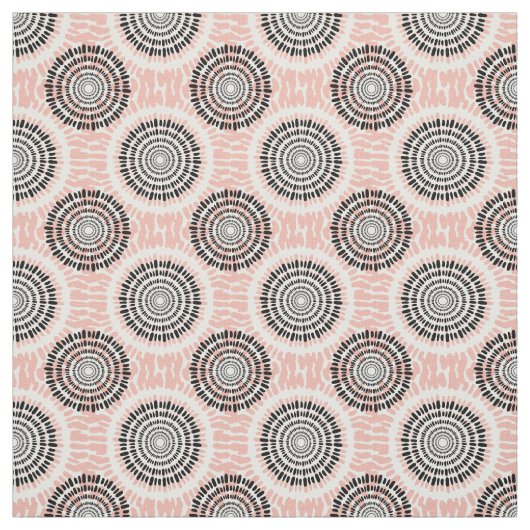 Abstracte cirkels patroonweefsel stof (Swatch)