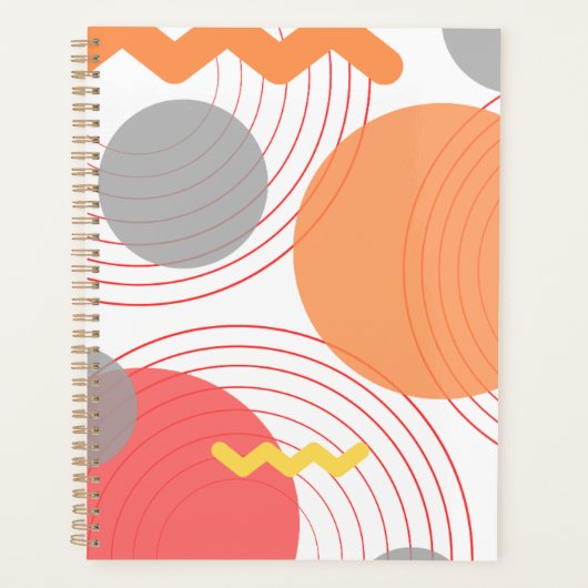 Abstracte cirkels planner (Voorkant)