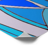 Abstracte cirkels poster (Hoek)