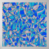 Abstracte cirkels poster (Voorkant)