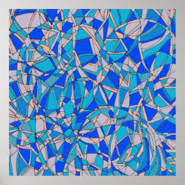 Abstracte cirkels poster