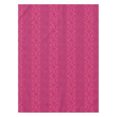 abstracte cirkels rood patroon tafelkleed (Voorkant)