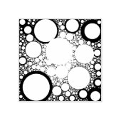 Abstracte cirkels rubberstempel (Afrduk)