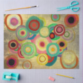 Abstracte cirkels tissuepapier (Craft)