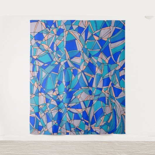 Abstracte cirkels wandkleed (Voorkant)