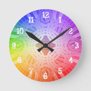 Abstracte cirkels: wandklok