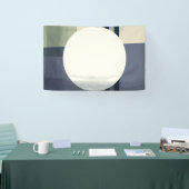 Abstracte cirkelschilderkunst spandoek (Beurs)