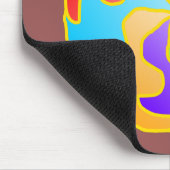 Abstracte cirkelvorm muismat (Hoek)