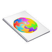 Abstracte cirkelvorm notitieboek (Rechterzijde)