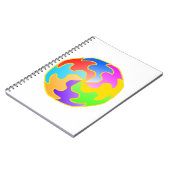 Abstracte cirkelvorm notitieboek (Linkerzijde)