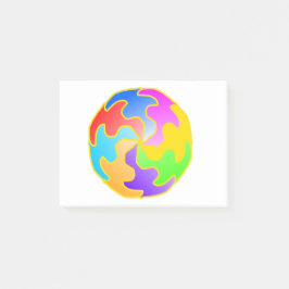 Abstracte cirkelvorm post-it® notes