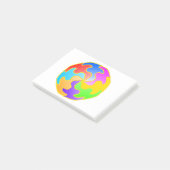Abstracte cirkelvorm post-it® notes (Schuin)