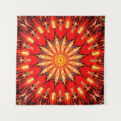 Abstracte cirkelvormig versiering uit de veranderd wandkleed (Voorkant)